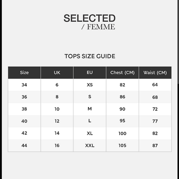 Selected FEMME Susy Ruffled floral blouse top 34 xs - Picture 15 of 16